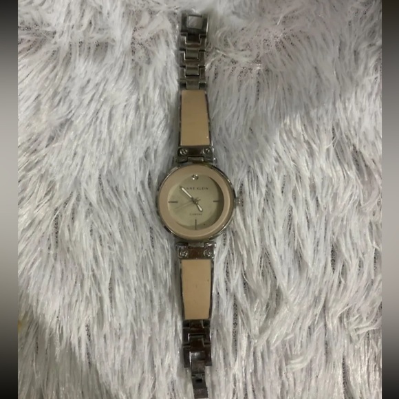 Annie Klein Watch Two Tone Silver and Nude - Picture 3 of 5
